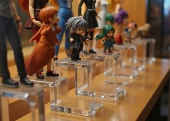 protecting collectible figures with acrylic stands
