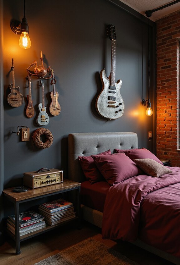 rocking metal wall art masterpieces
