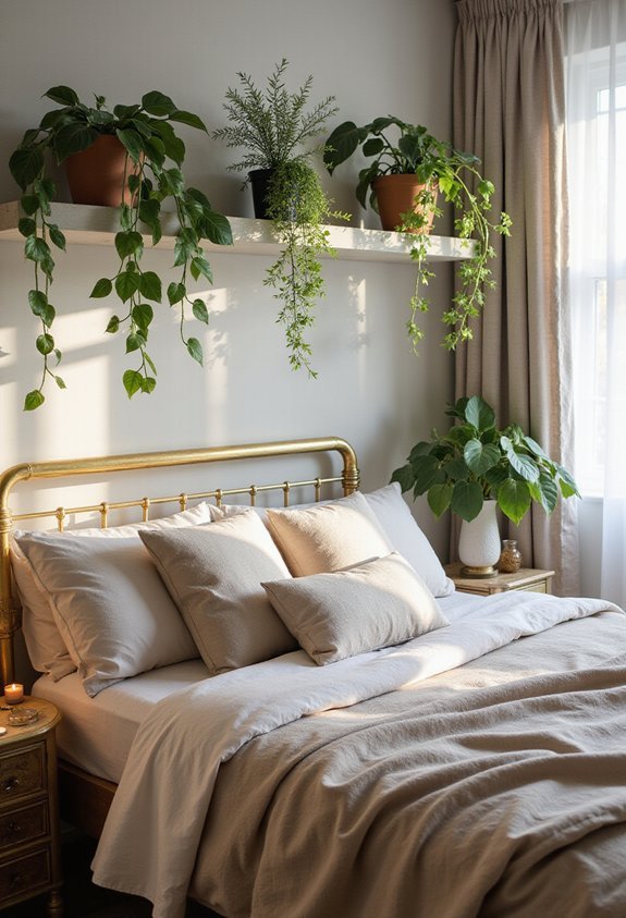 romantic low maintenance air purifying greenery