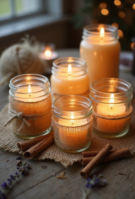rustic candlelit layered pantry inspired