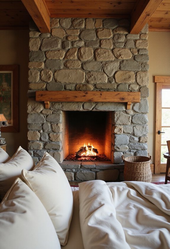 rustic cozy focal authentic