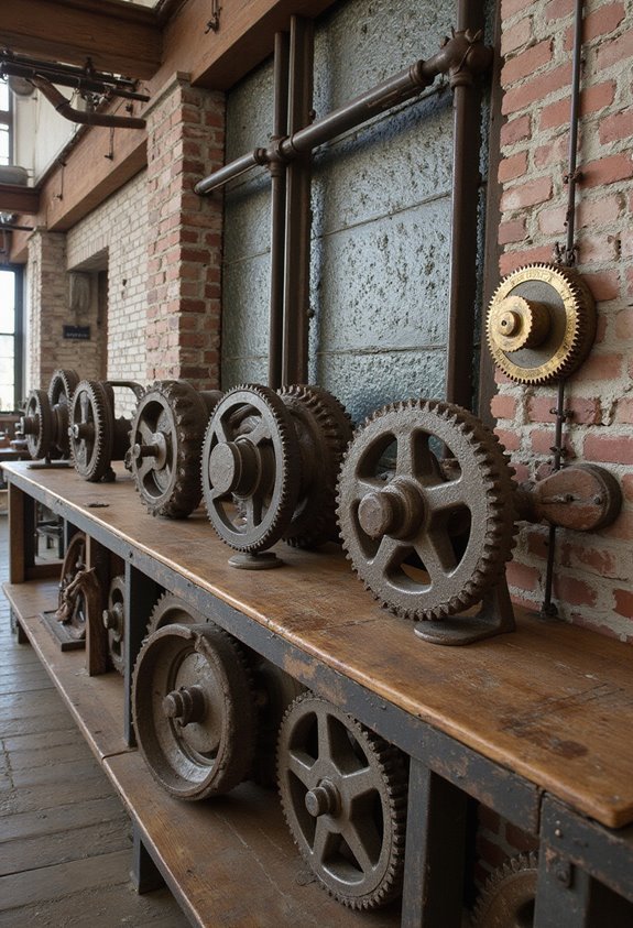 rustic edgy industrial antique aesthetic