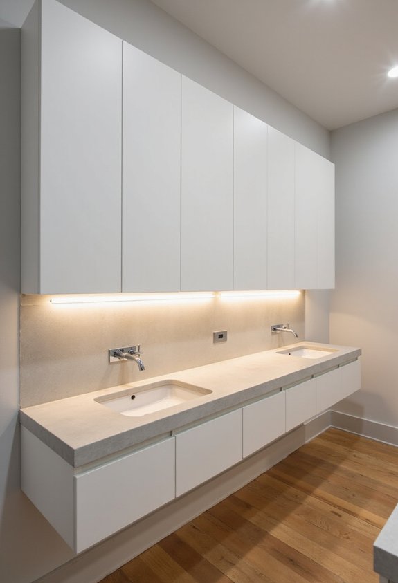 seamless airy functional contemporary kitchen