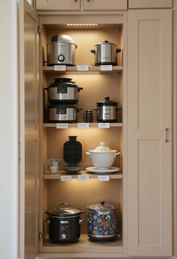 seasonal appliances pantry storage solution