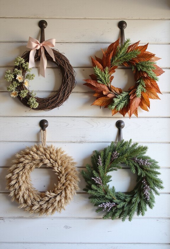 seasonal rotating budget friendly versatile wreaths
