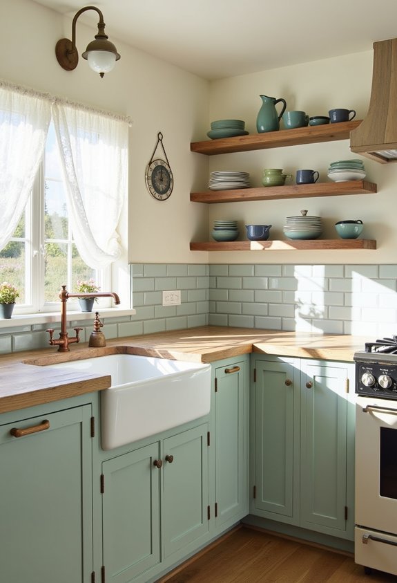 serene understated farmhouse aesthetic