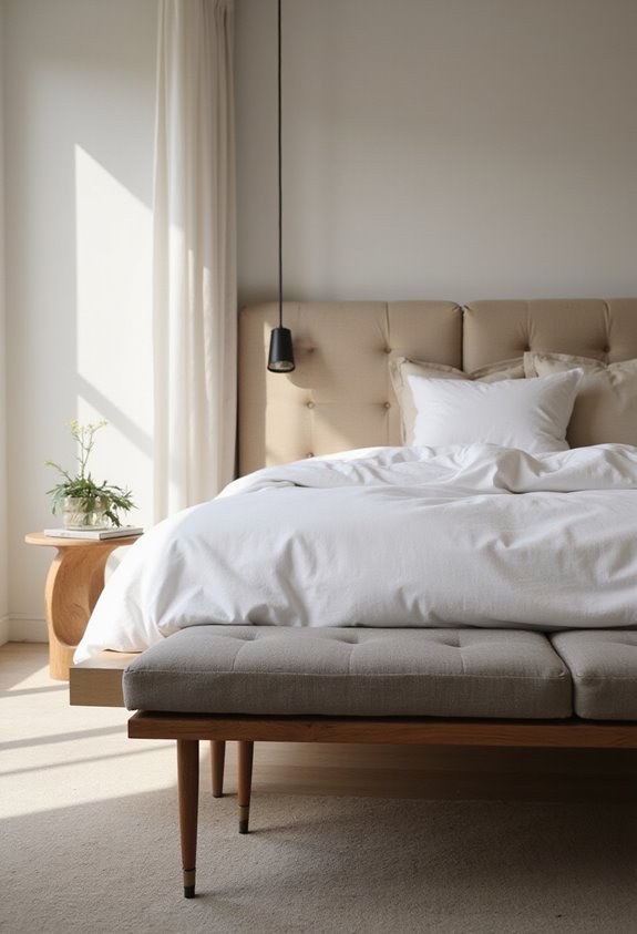 sleek contemporary low profile sophisticated