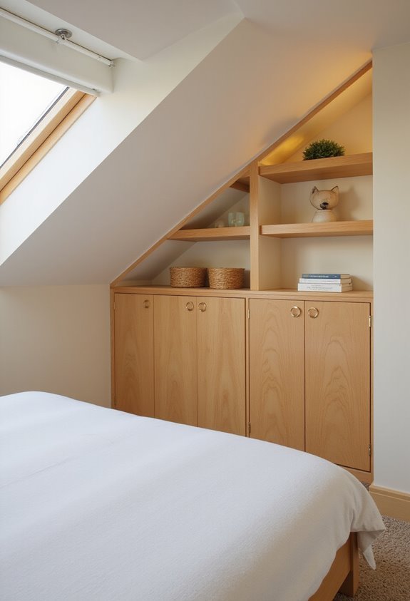 sloped ceiling storage transformation optimization