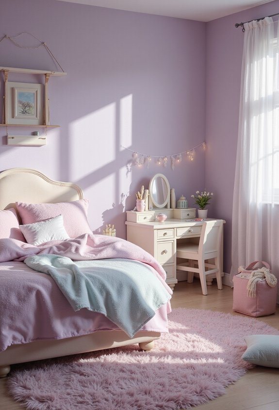 soft calming pastel dreamy