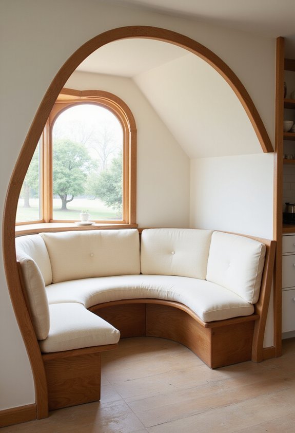 softening open concept kitchen design