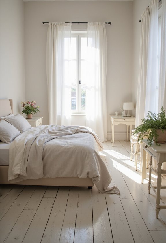 soothing airy bedroom color palettes