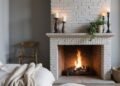 sophisticated bedroom fireplace upgrade idea