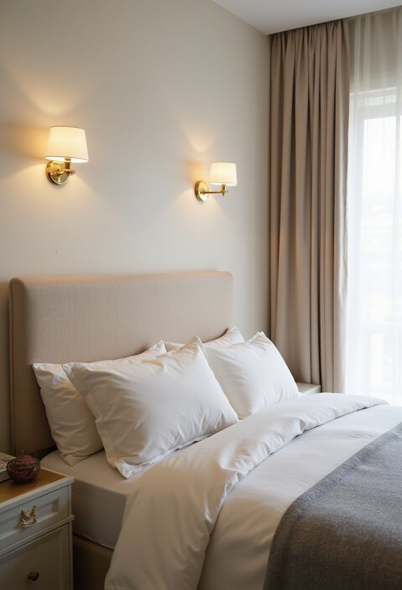 sophisticated bedtime reading lighting solution