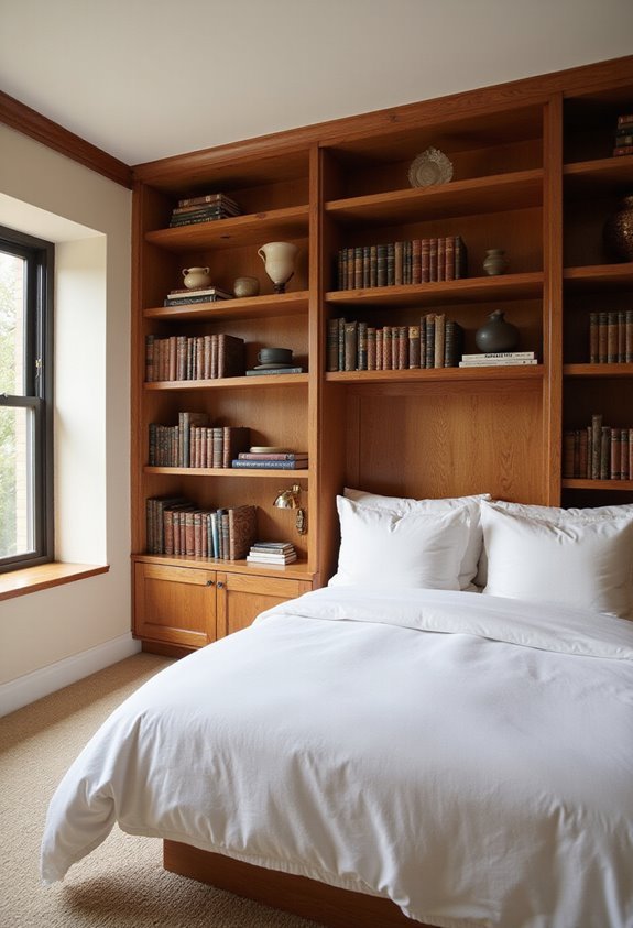 sophisticated book display with intentional design