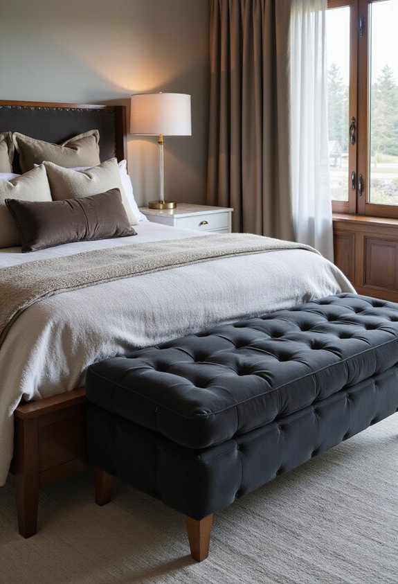 sophisticated hotel inspired bedroom furnishing