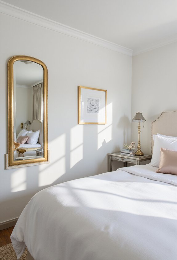 sophisticated metallic accents brighten minimalist spaces