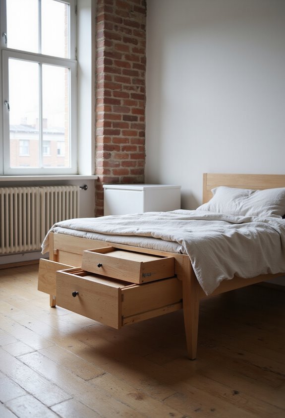 storage savvy bed frames