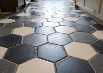 stylish geometric visually interesting kitchen patterns