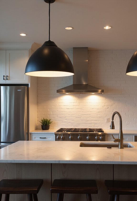 transformative lighting gleaming stainless steel appliances