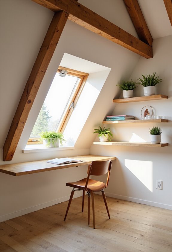 utilize awkward under eave space