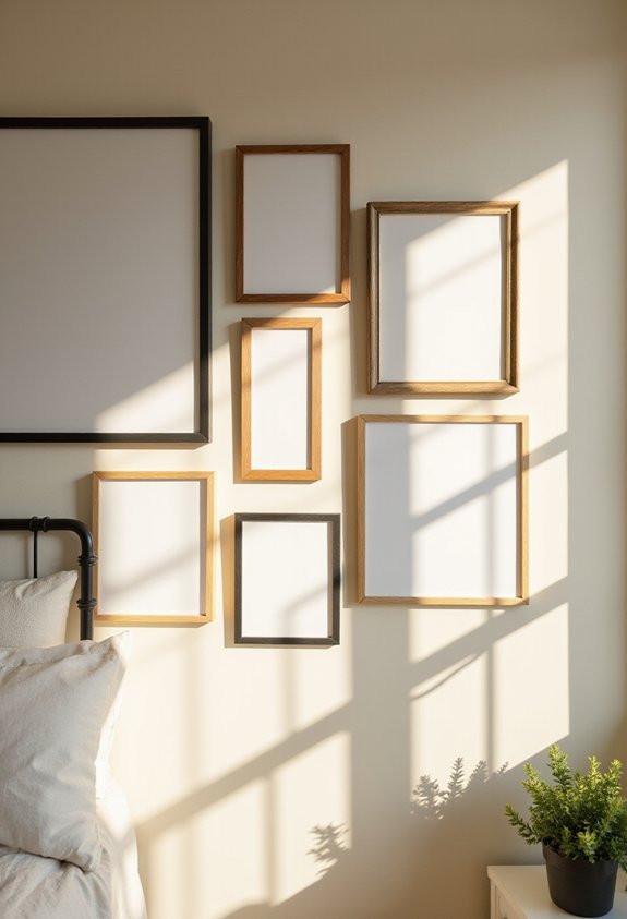 varying frames eclectic artwork personalized focal point