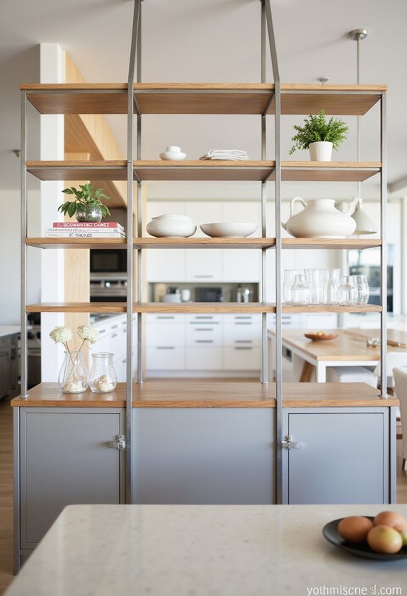 versatile dividers maintain open sightlines