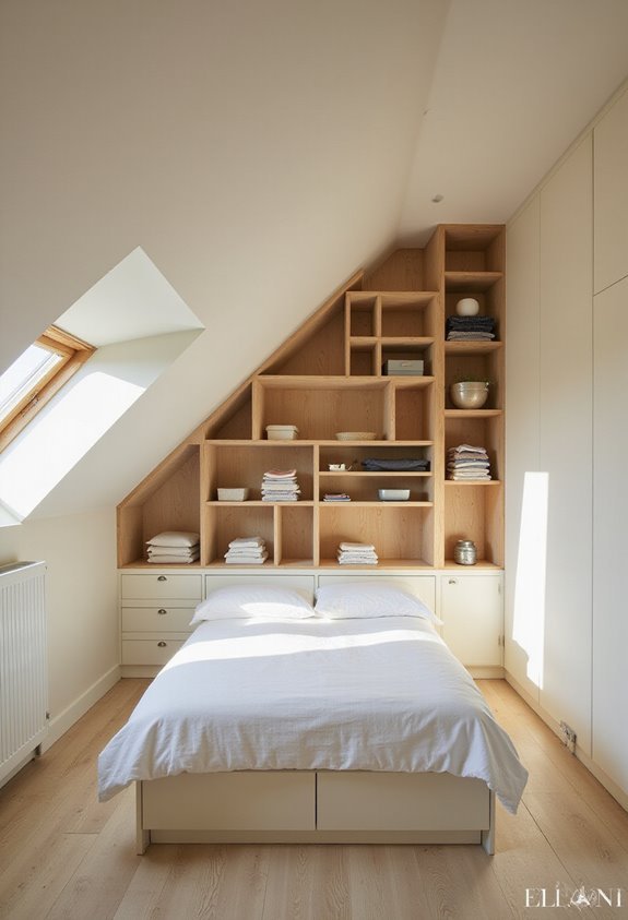 vertical ceiling to floor wall mounted organize efficiently