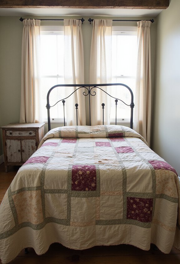 vintage quilt patchwork cozy aesthetic