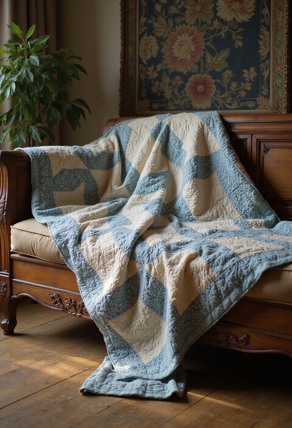 vintage textiles transform room dimensions