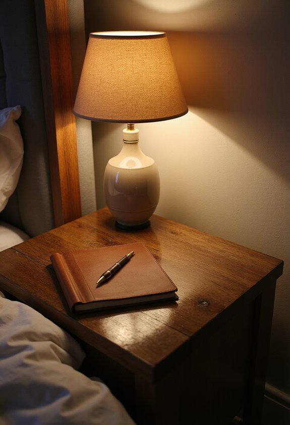 visual clarity enhances nightstand beauty