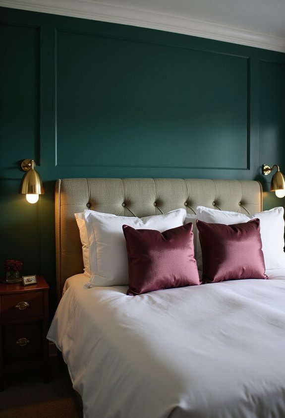 visual focal point with feature wall