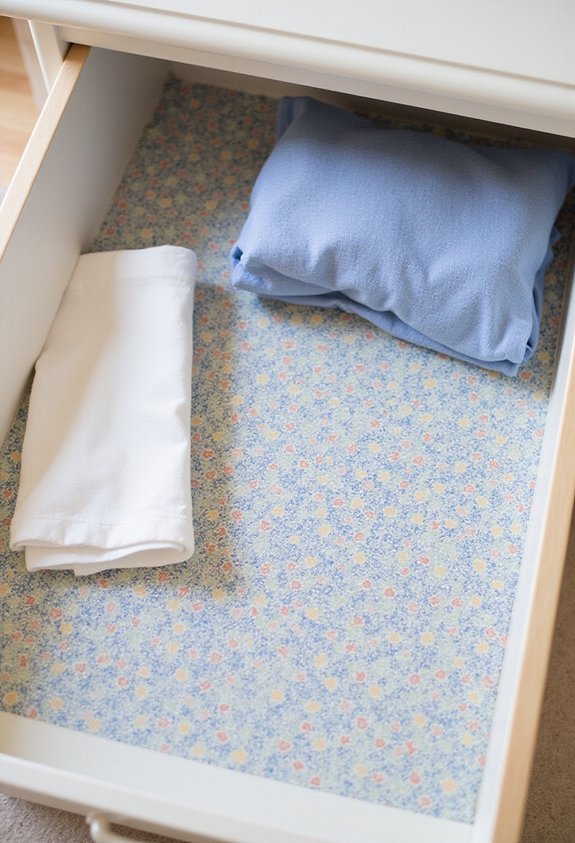 visually appealing functional customizable drawer liners