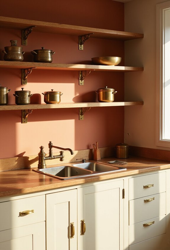 warm authentic patina cohesive brass