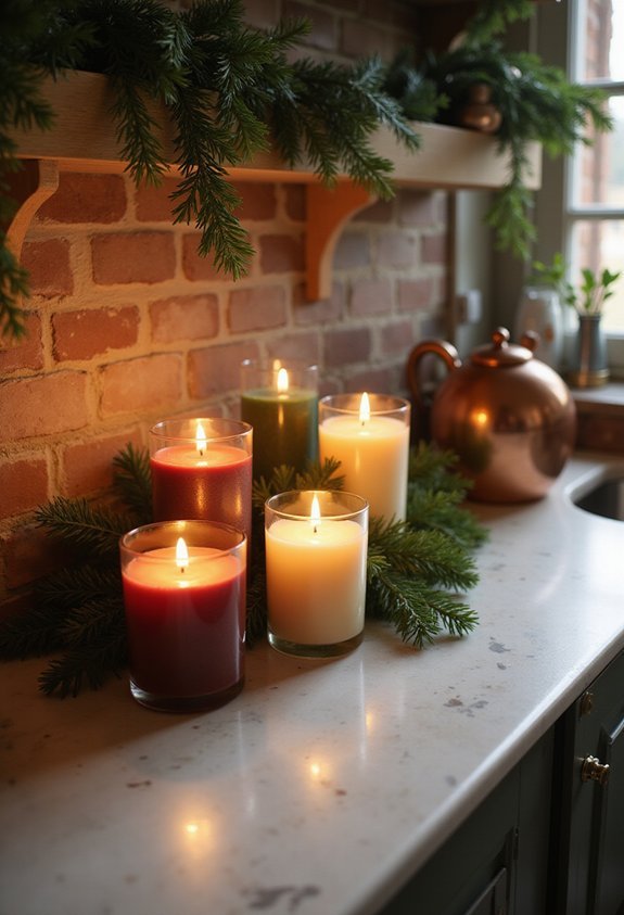 warm festive scented holiday decor
