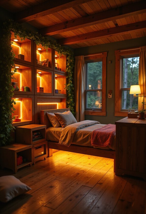 warm immersive accent and lighting