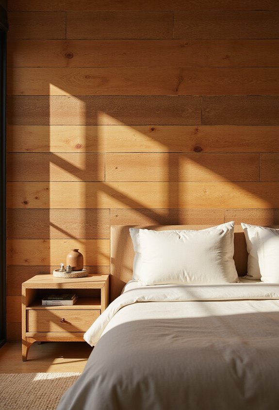 warmth wood accent design