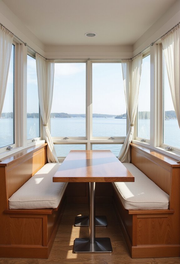 waterfront dining nook memorable experiences