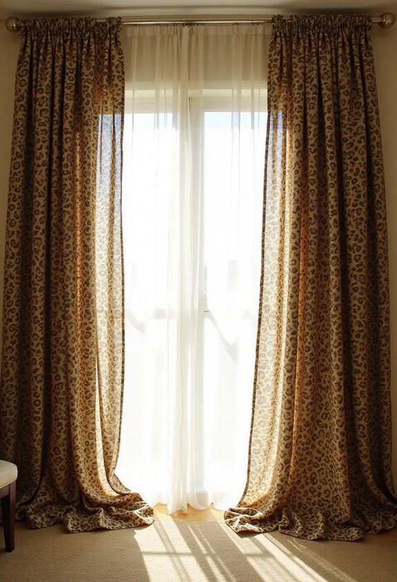 wildly framed dramatically impactful window treatments
