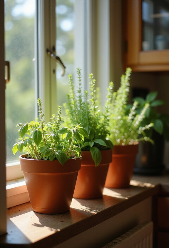 windowsill herb gardens for beginners