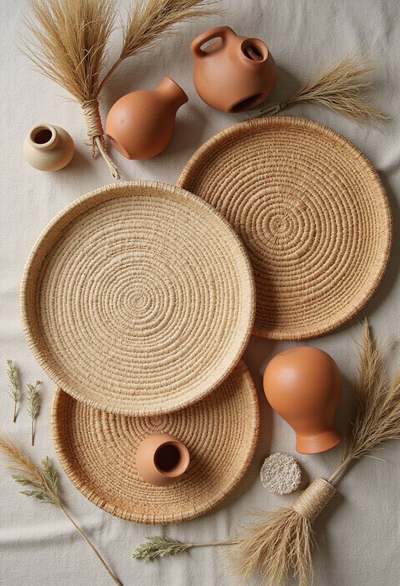 woven natural bohemian intentional decor