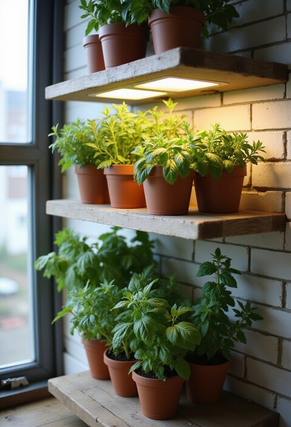 year round indoor herb cultivation