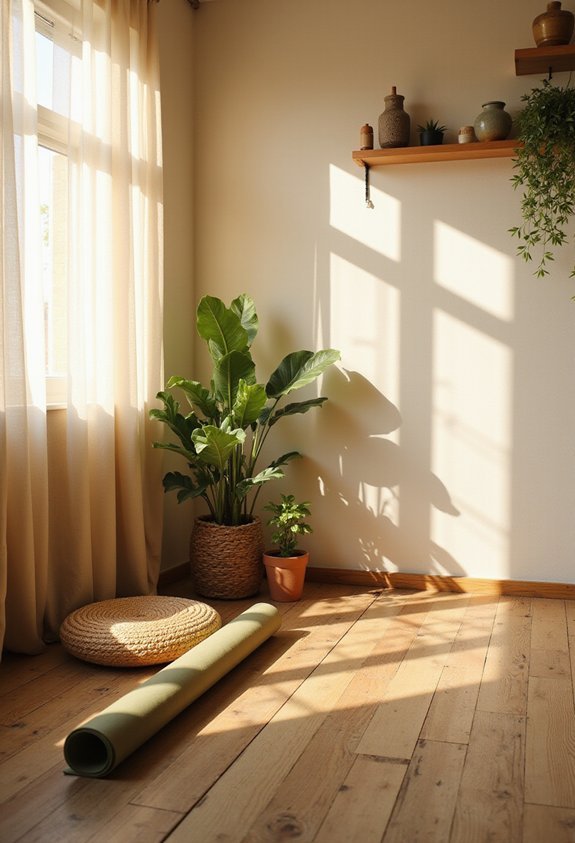 yoga corner tranquil escape pod