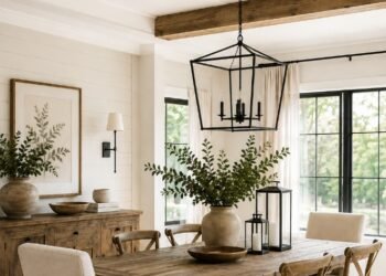 Modern farmhouse dining