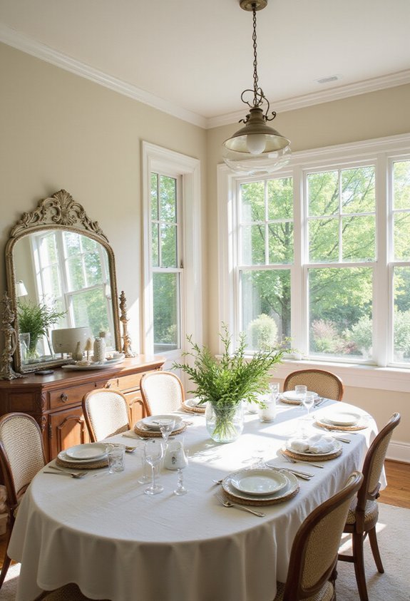 amplify natural light with mirrors