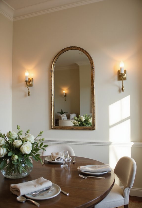 architectural interest through curved mirrors