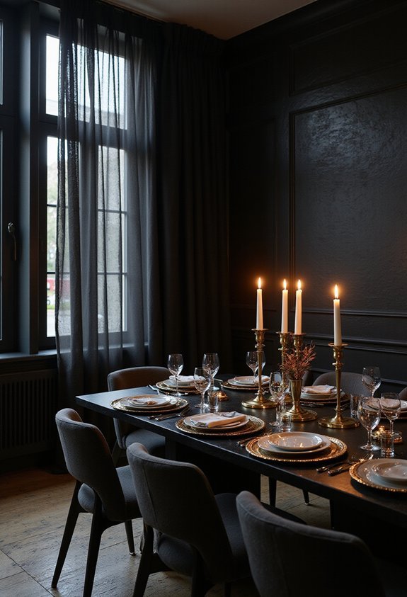 chic dramatic moody cohesive