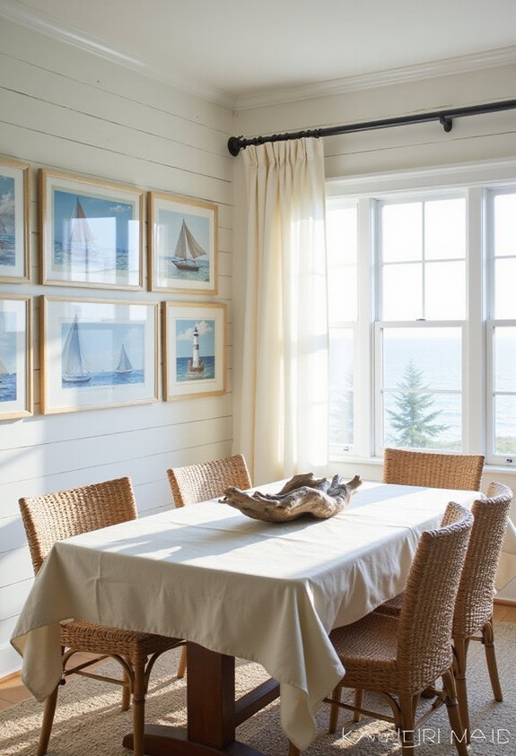 coastal tranquil beachy casual