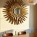 commanding dramatic sunburst dining room centerpiece