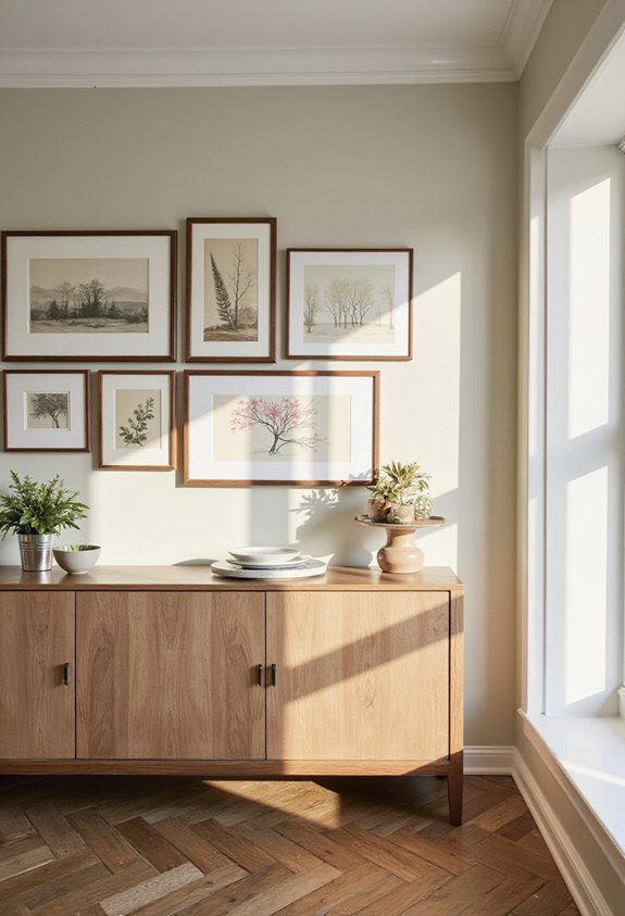 curated wall display storytelling