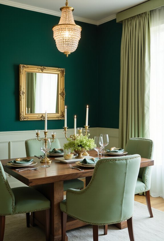 dramatic chill gentle green tones